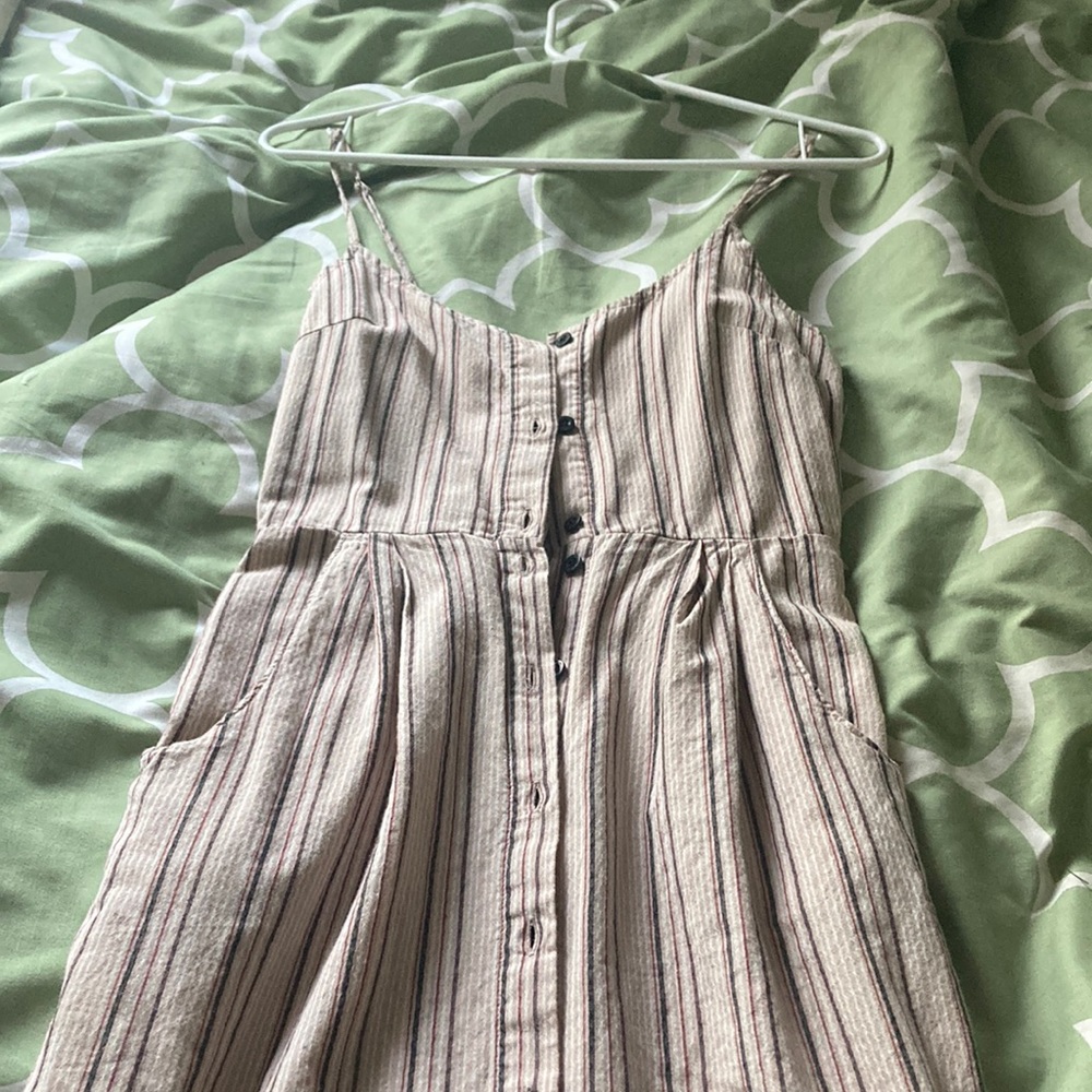 XS RVCA Midi button up Dress